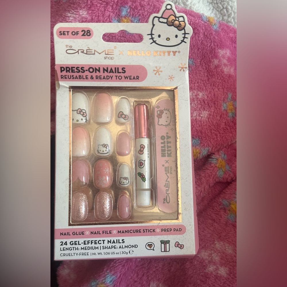 Hello kitty press on nails